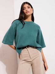 Bleu canard Bleu - Friends Like These Knitted Top - Image 4 de 5