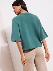 Bleu canard Bleu - Friends Like These Knitted Top - Image 5 de 5