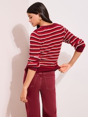 Friends Like These Red Stripe Jumper - Image 5 of 5