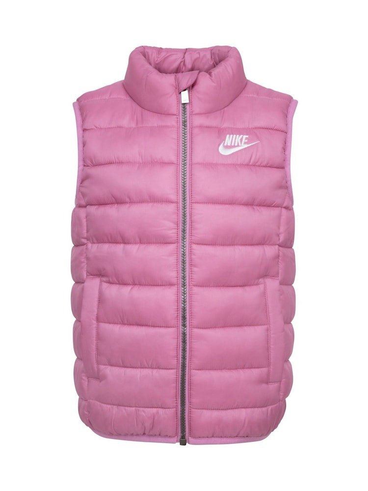 Nike Pink Little Kids Gilet - Image 1 of 4