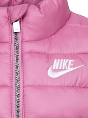 Nike Pink Little Kids Gilet - Image 3 of 4