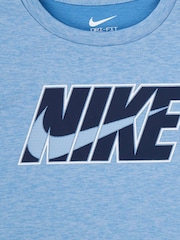 Nike Midnight Navy Little Kids Drop T-Shirt and Shorts Set - Image 3 of 6