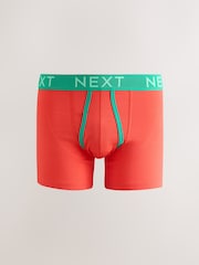 Red/Blue Tropical Print A-Front Boxers 5 Pack - Image 6 of 9