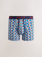 Purple/ Orange Bright Squiggle Pattern 10 pack A-Front Boxers - Image 10 of 14