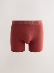 Rich Red/Blue/Purple 5 Pack Cotton Rich Trunk Boxers - Image 4 of 9