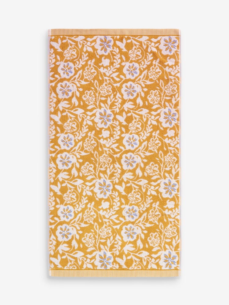 Floral Print Towel - Obraz 1 z 2