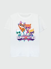 Brands In White Disney SuperKitties Group T-Shirt - Image 4 of 4