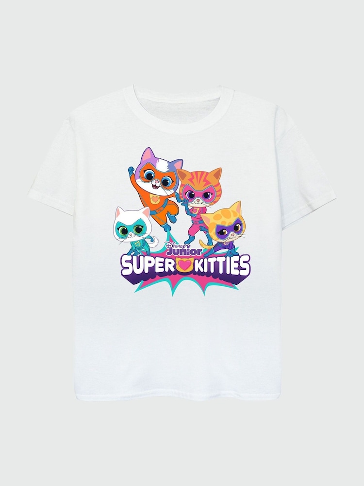 Brands In White Disney SuperKitties Group T-Shirt - Image 4 of 4