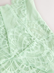 Green Lace Knickers 2 Pack - Image 8 of 9