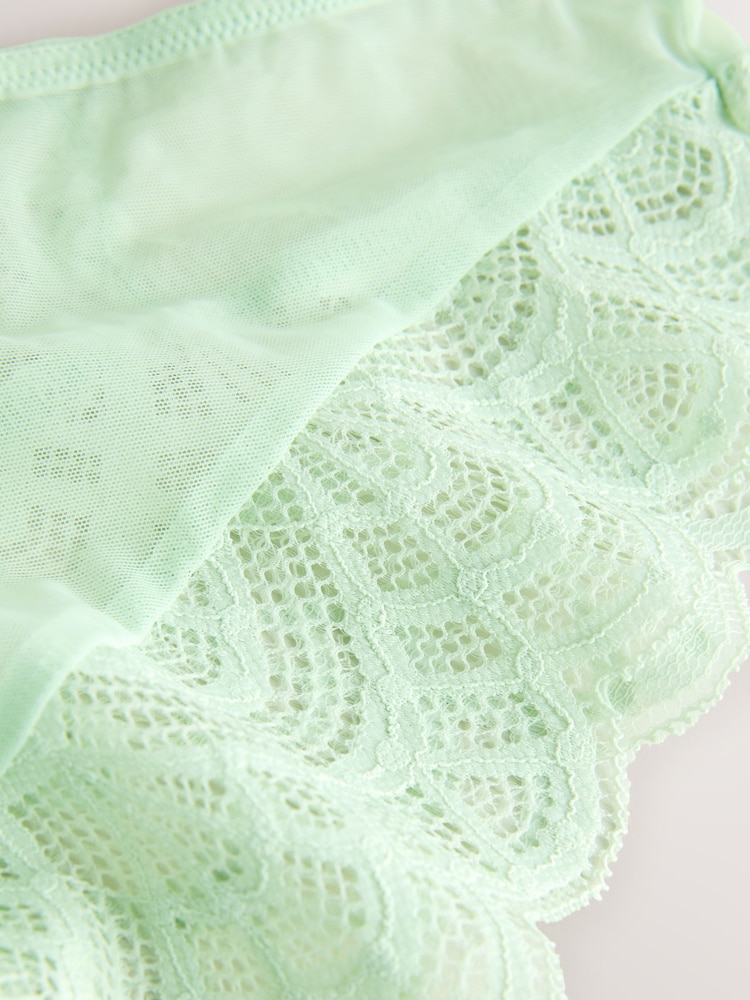 Green Lace Knickers 2 Pack - Image 9 of 9 Green Lace Knickers 2 Pack - Image 9 of 9