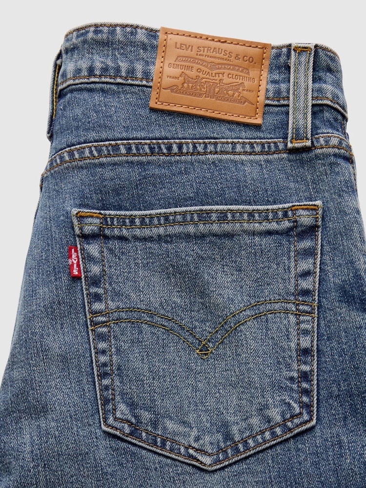 Mid Sininen Denim - Levi's 726™ High Rise Yoked Flare Farkut - Kuva 9 / 9
