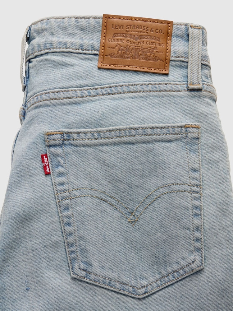 Vaalea Sininen Denim - Levi's 726™ High Rise Yoked Flare Farkut - Kuva 9 / 9
