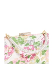 Dune London Pink Slim Beaut Hard Clutch Bag - Image 3 of 5