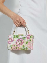 Dune London Pink Slim Beaut Hard Clutch Bag - Image 5 of 5