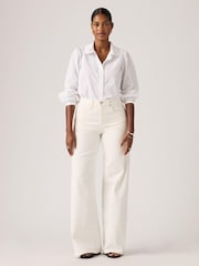 Levi's® Ecru Now 728 High Rise Wide Leg Jeans - Image 1 of 5