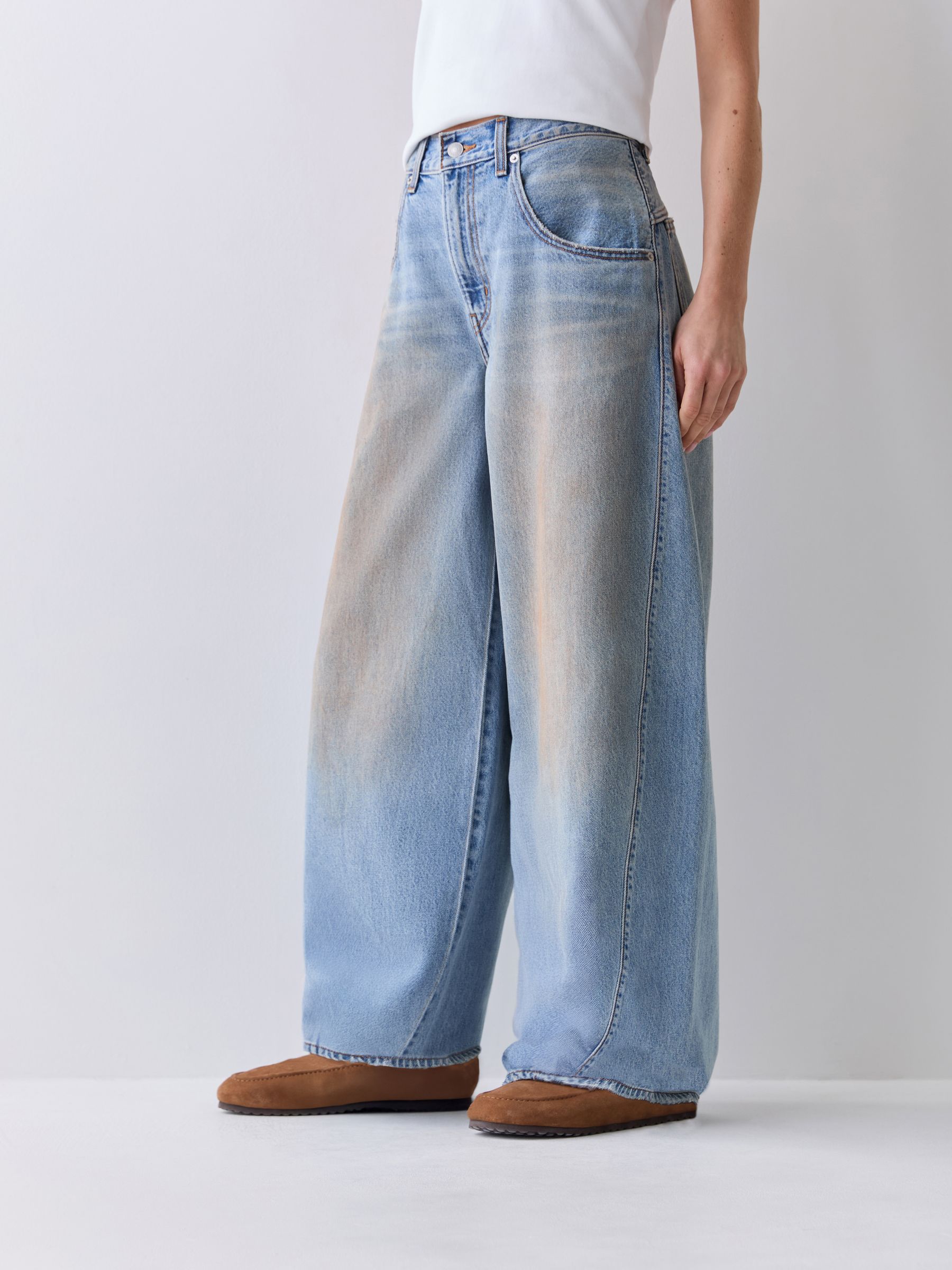 別注【LEVI’S】for JS SUPER BAGGY BARREL FULL Buy Levi's® Off Roading Blue Super Baggy Barrel Jeans from Next