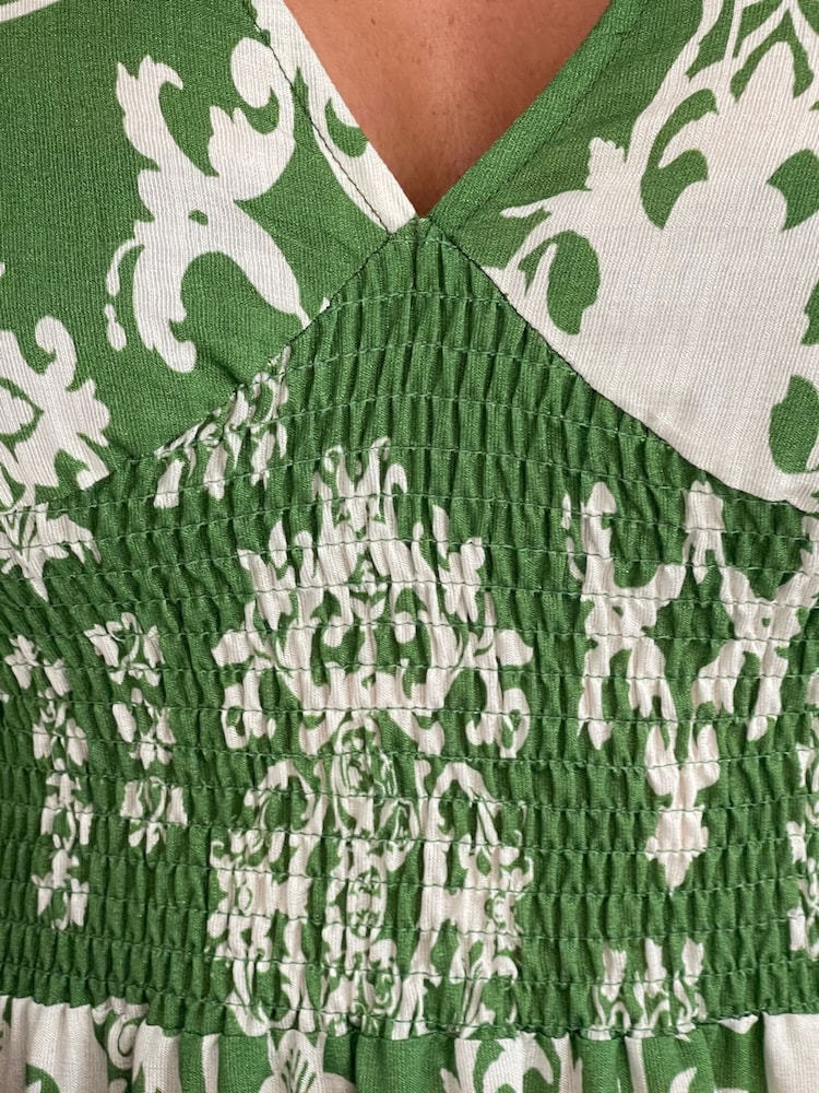 Verde - Vestido longo de bordaGirl In Mind Dorothy Print - Imagem 5 de 5