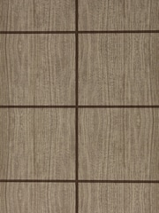 Harlequin Walnut Gloss Wood Blocks Kasuri Wallcoverings 10M Wallpaper - Image 1 of 1