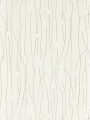 Harlequin Silver Frost Chalk Eizou Kasuri Wallcoverings 10M Wallpaper - Image 1 of 1