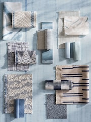 Harlequin SkyIndigo Papyrus Kasuri Wallcoverings 10M Wallpaper - Image 2 of 2