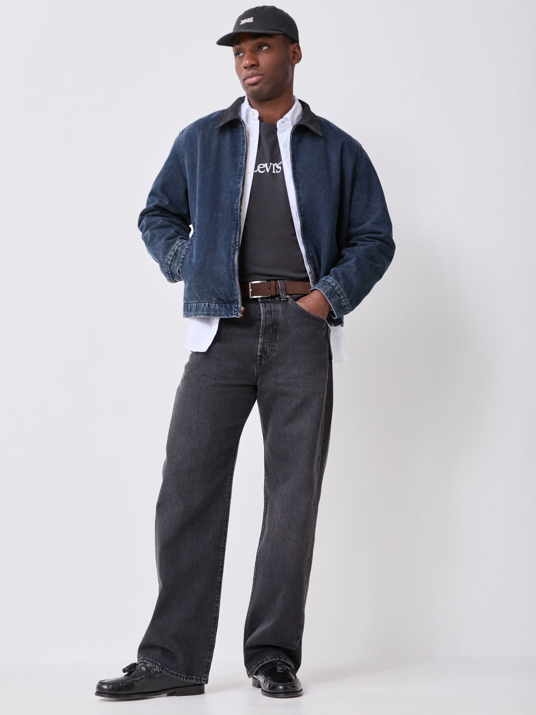 Satın al Siyah Denim - Levi's® 501® Baggy Jeans Next Turkey sitesinden