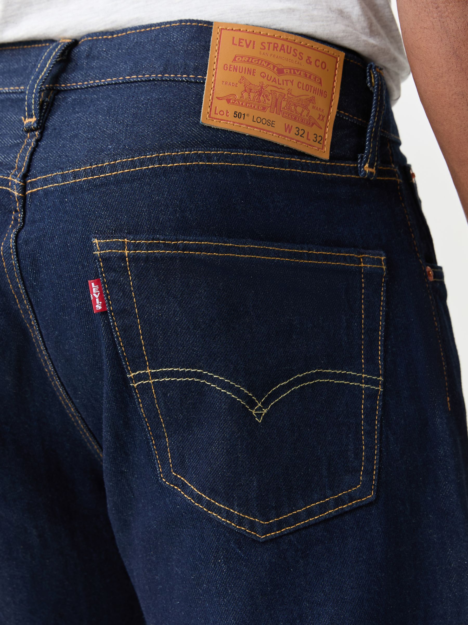 Buy Levi's® Keep It Forever Rinse Blue 501® Baggy Jeans from the