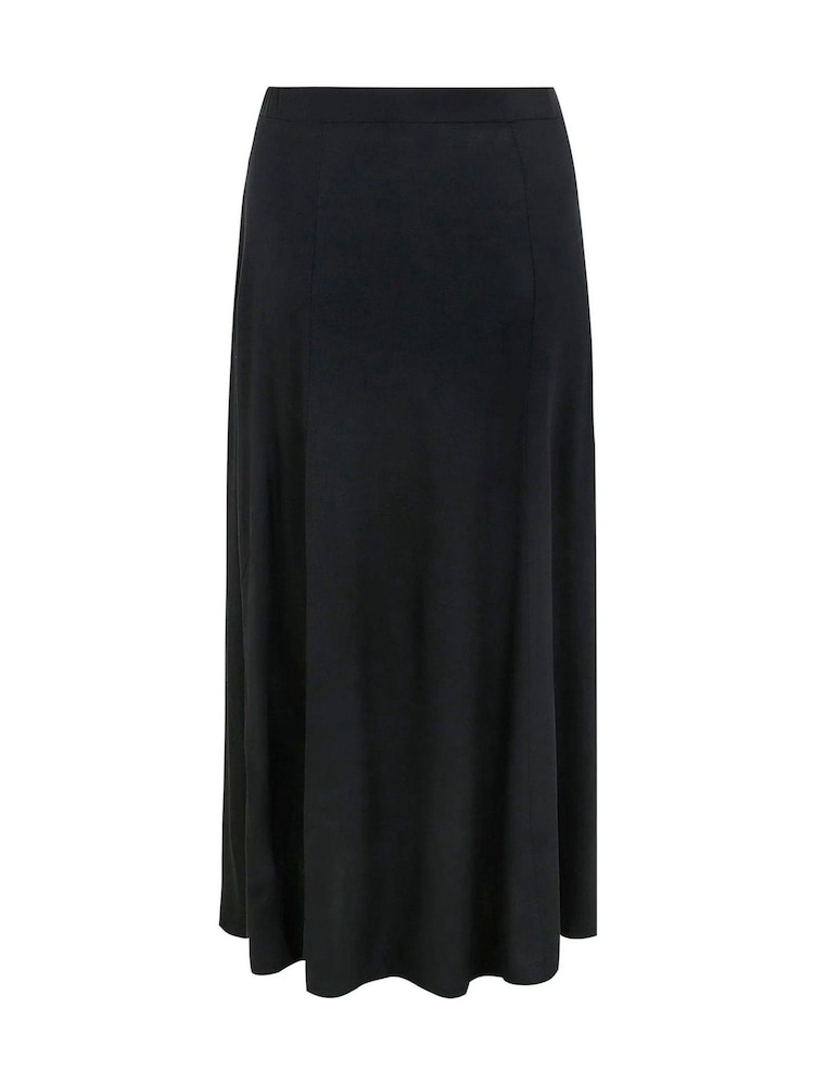Yours Curve Black Maxi Jersey Stretch Skirt - Image 6 of 6 Yours Curve Black Maxi Jersey Stretch Skirt - Image 6 of 6