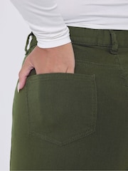 Yours Curve Green Grace Jeggings - Image 4 of 5