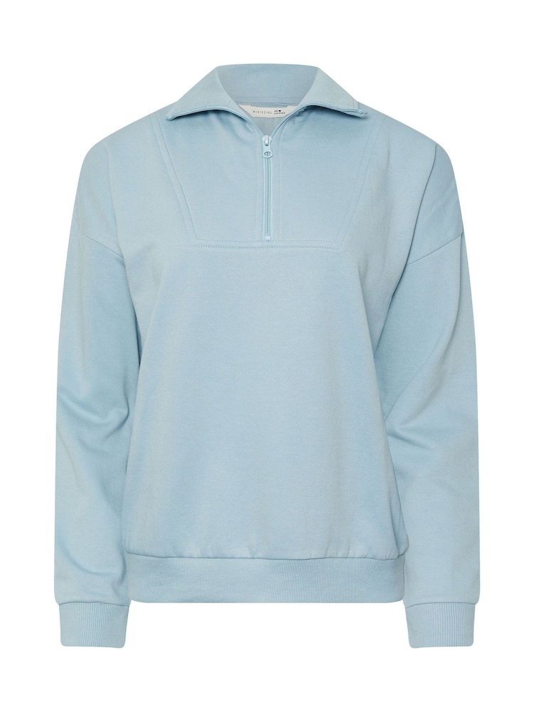 PixieGirl Petite Blue Petite Funnel Zip Sweatshirt - Image 1 of 1