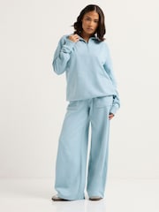 modra - PixieGirl Petite Funnel Zip Sweatshirt - Slika 2 iz 5