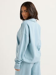 modra - PixieGirl Petite Funnel Zip Sweatshirt - Slika 3 iz 5