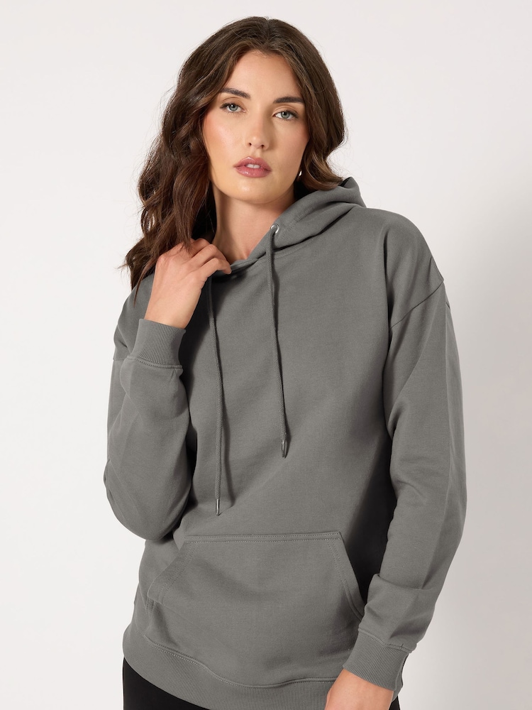 Long Tall Sally Grey Overhead Hoodie - Image 1 of 5