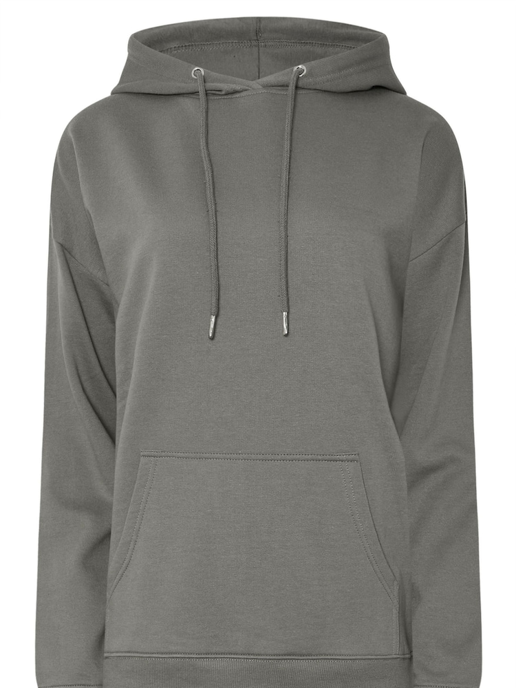 Long Tall Sally Grey Overhead Hoodie - Image 5 of 5
