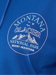 Long Tall Sally Blue Overhead Hoodie - Image 6 of 6