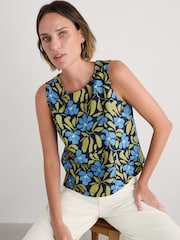 Seasalt Cornwall Blue Colour Study Top - Image 3 of 5