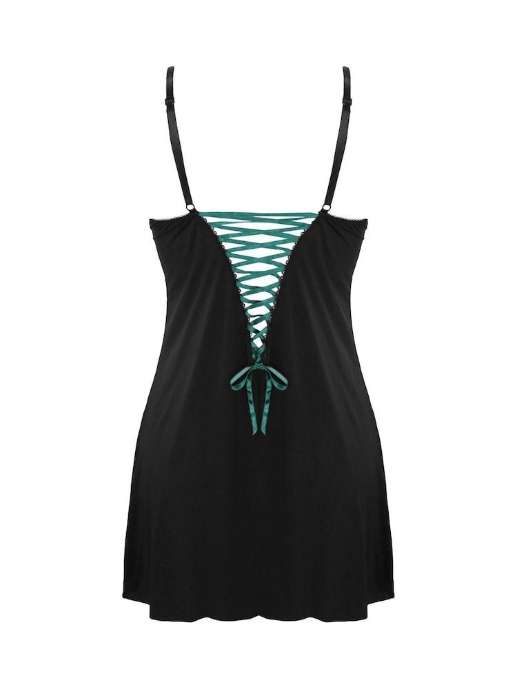 Pour Moi Green Amour Chemise - Image 4 of 4