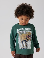 Name It Jurassic World Graphic Print Long Sleeve T-Shirt - Imagen 1 de 5