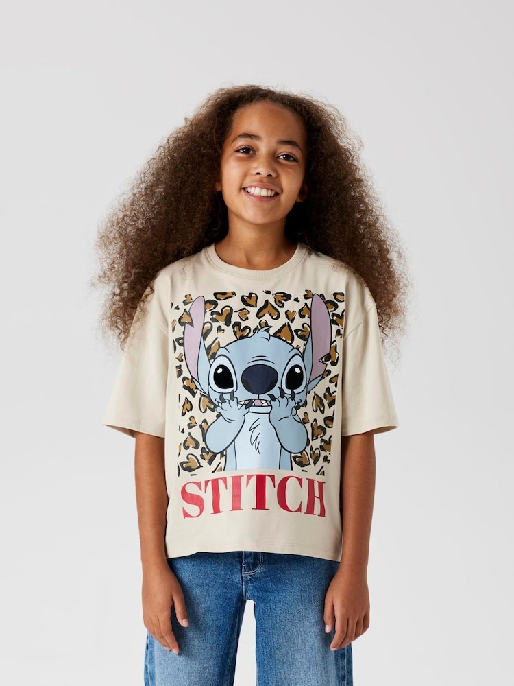 Name It Cream Stitch Graphic T-Shirt - Image 1 of 4