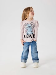 Name It Purple Stitch Graphic Long Sleeve T-Shirt - Image 2 of 4