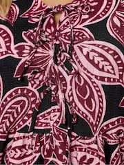 Yours Curve Pink Puff Bow Dress - Image 6 of 6