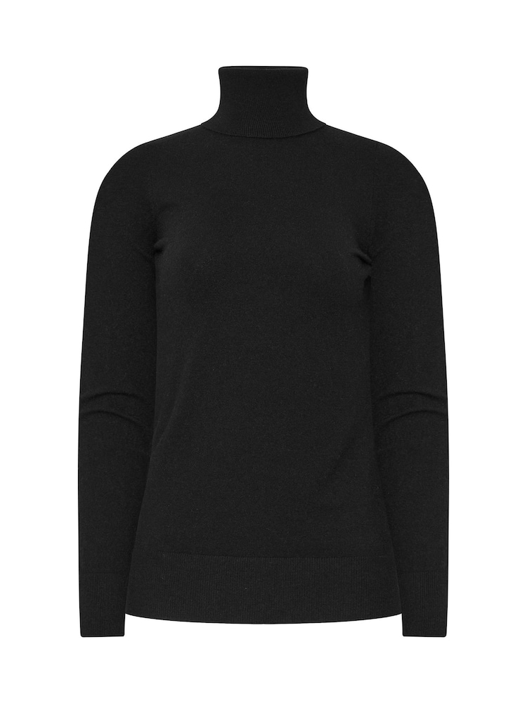 Long Tall Sally Black Roll Neck Jumper - Image 5 of 5
