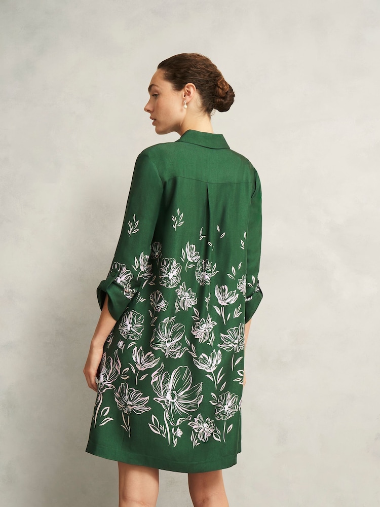 Hobbs Green Marci Dress - Image 2 of 4