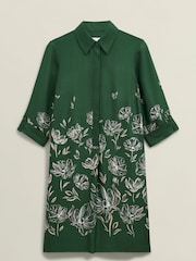 Hobbs Green Marci Dress - Image 4 of 4