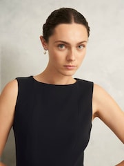 Hobbs Black Petite Rae Dress - Image 3 of 4
