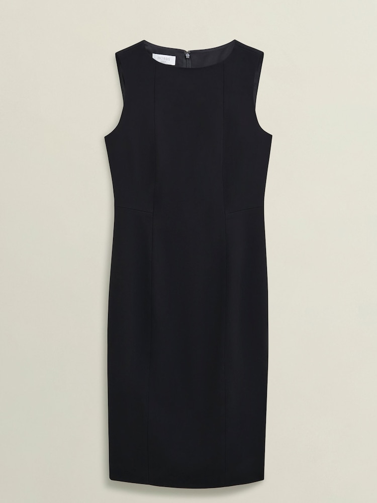 Hobbs Black Petite Rae Dress - Image 4 of 4 Hobbs Black Petite Rae Dress - Image 4 of 4