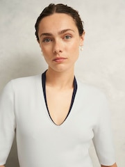 Blusa de malha Hobbs Scarlett - Imagem 3 de 4