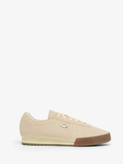Lacoste Cream Aura Trainers - Image 1 of 5