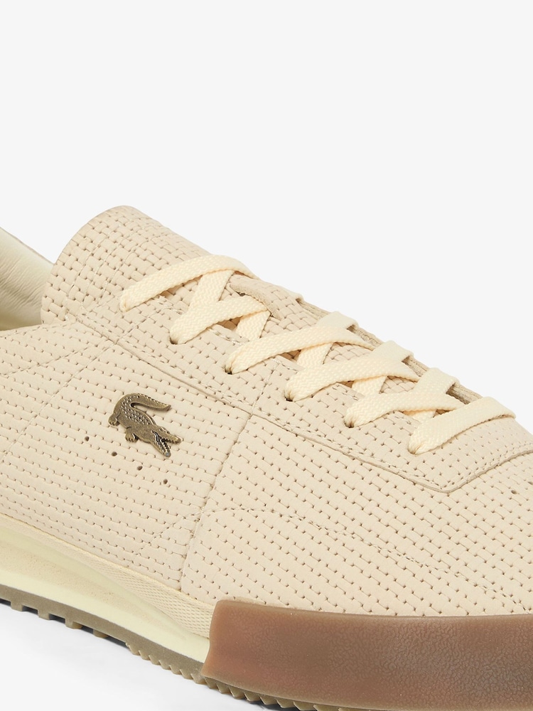 Lacoste Cream Aura Trainers - Image 5 of 5