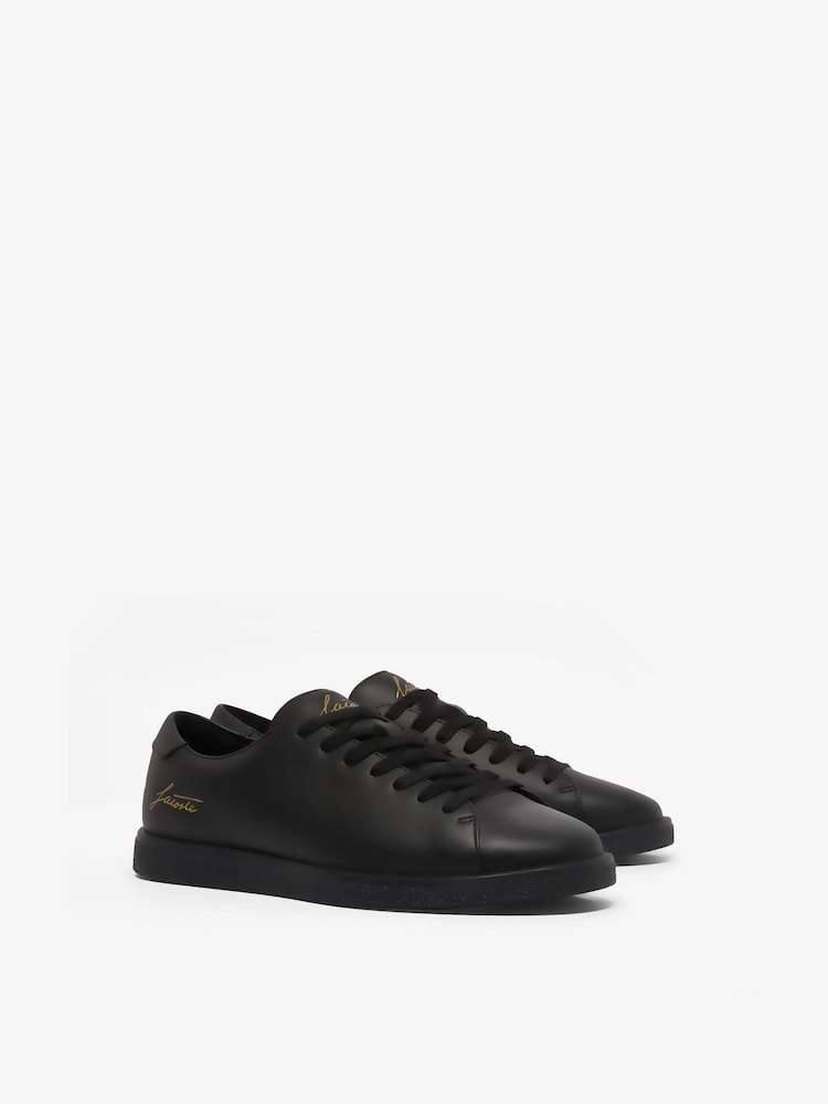 Lacoste Black Linecourt Trainers - Image 2 of 6