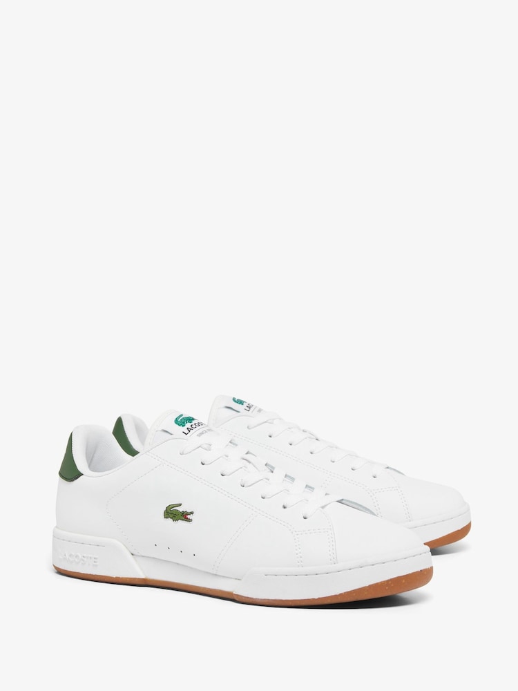 Lacoste White Carnaby Cup Trainers - Image 2 of 6